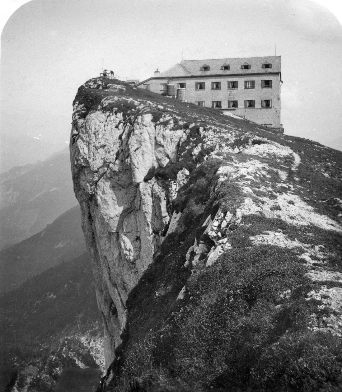 فندق على قمة جبل Schafberg ، Salzkammergut ، النمسا ، 1900s. بواسطة ورتهل وأولاده