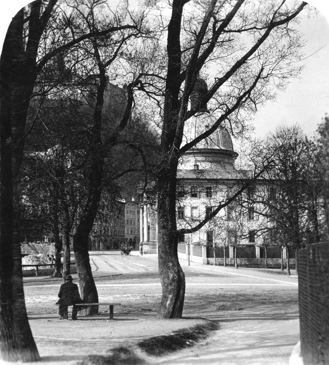 Kajetanerplatz وحصن Hohensalzburg ، سالزبورغ ، النمسا ، c1900 بواسطة ورتهل وأولاده