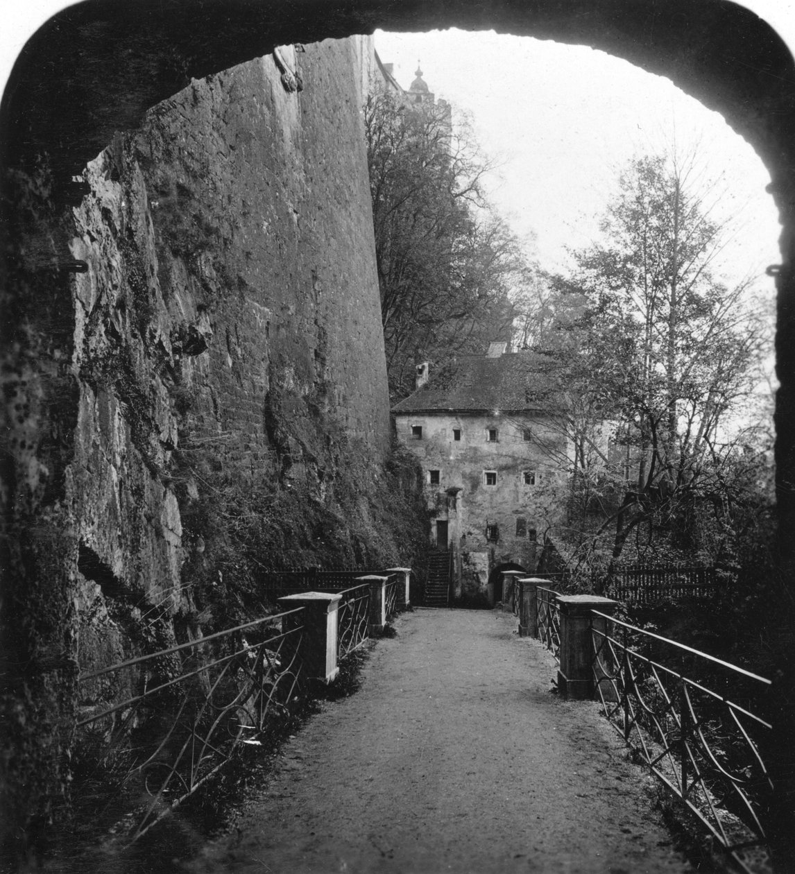 السد ، قلعة Hohensalzburg ، سالزبورغ ، النمسا ، c1900 بواسطة ورتهل وأولاده