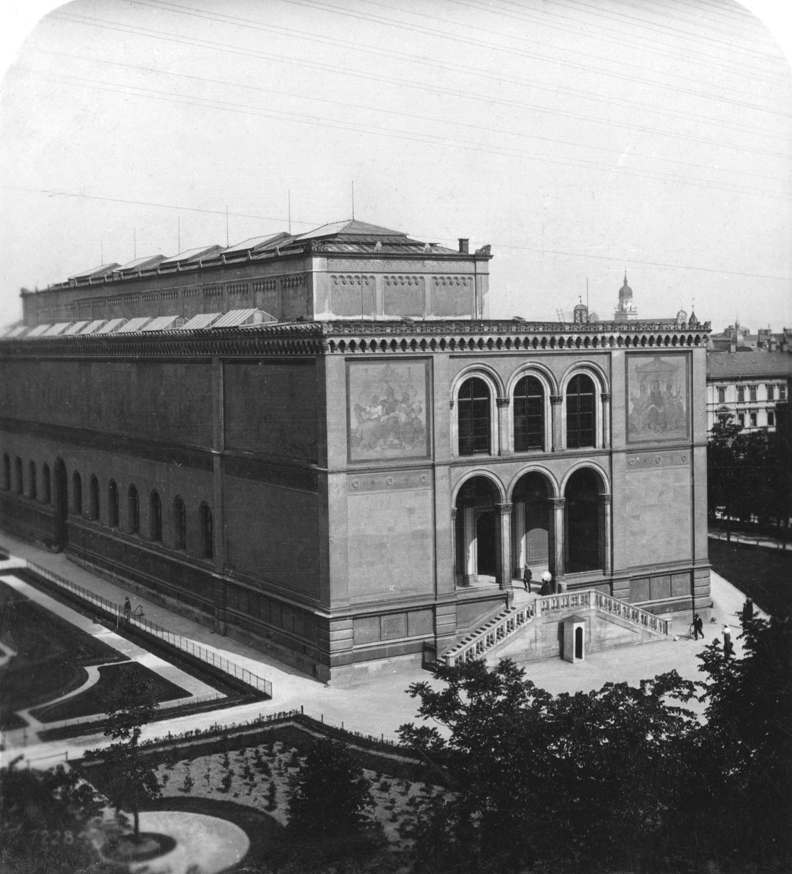 The Neue Pinakothek ، ميونخ ، ألمانيا ، c1900. بواسطة ورتهل وأولاده