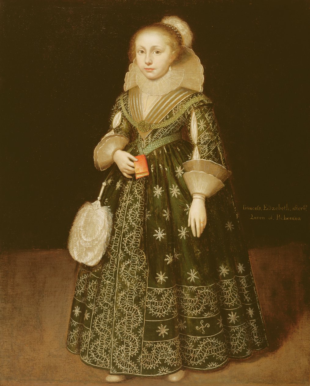 صورة لفتاة صغيرة ، يقال إنها إليزابيث ملكة بوهيميا (1596-1662) بواسطة ويبراند سيمونز. de Geest