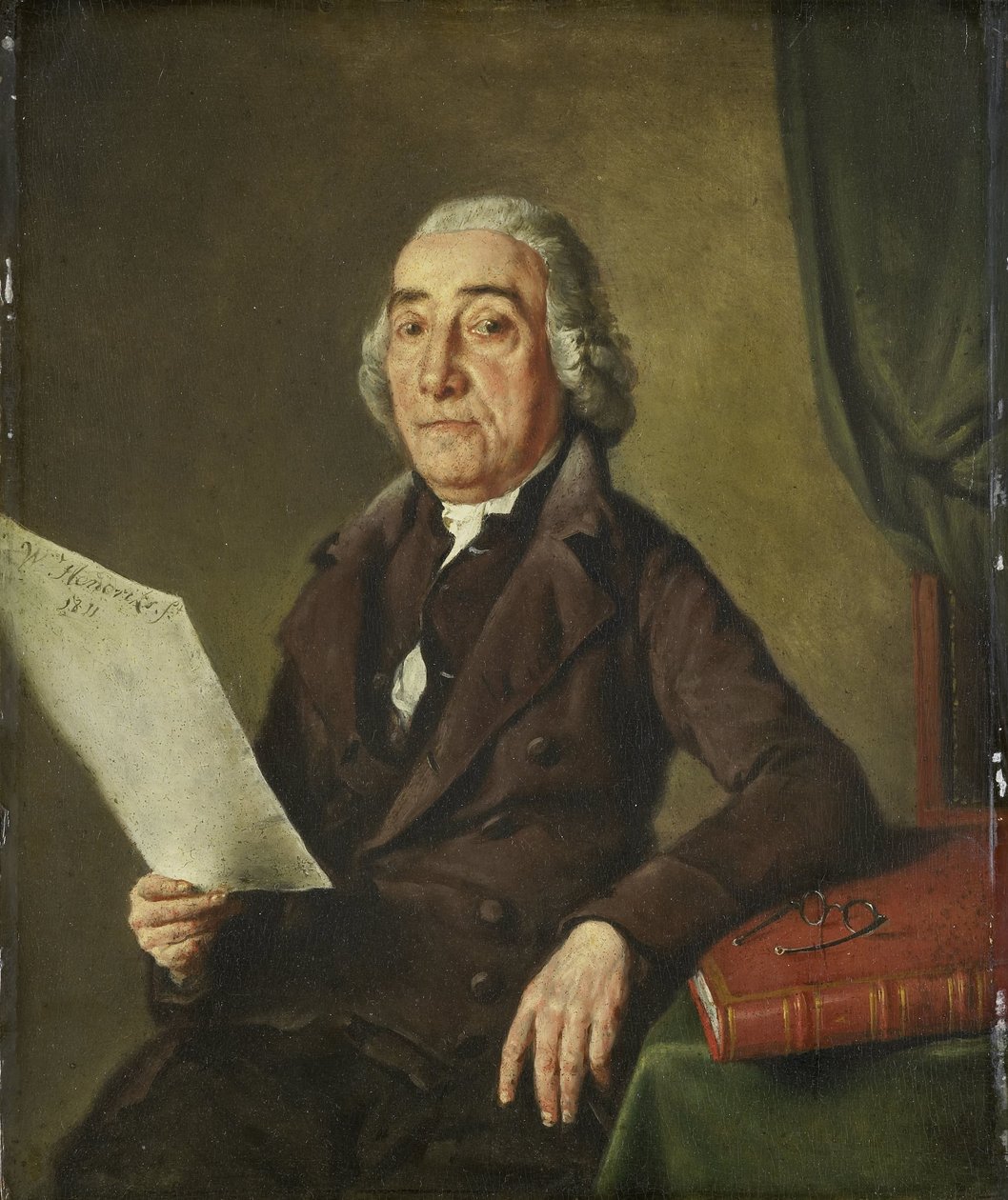 جاكوب دي فوس الأب (1735-1833) ، جامع فنون أمستردام بواسطة ويبراند هندريكس
