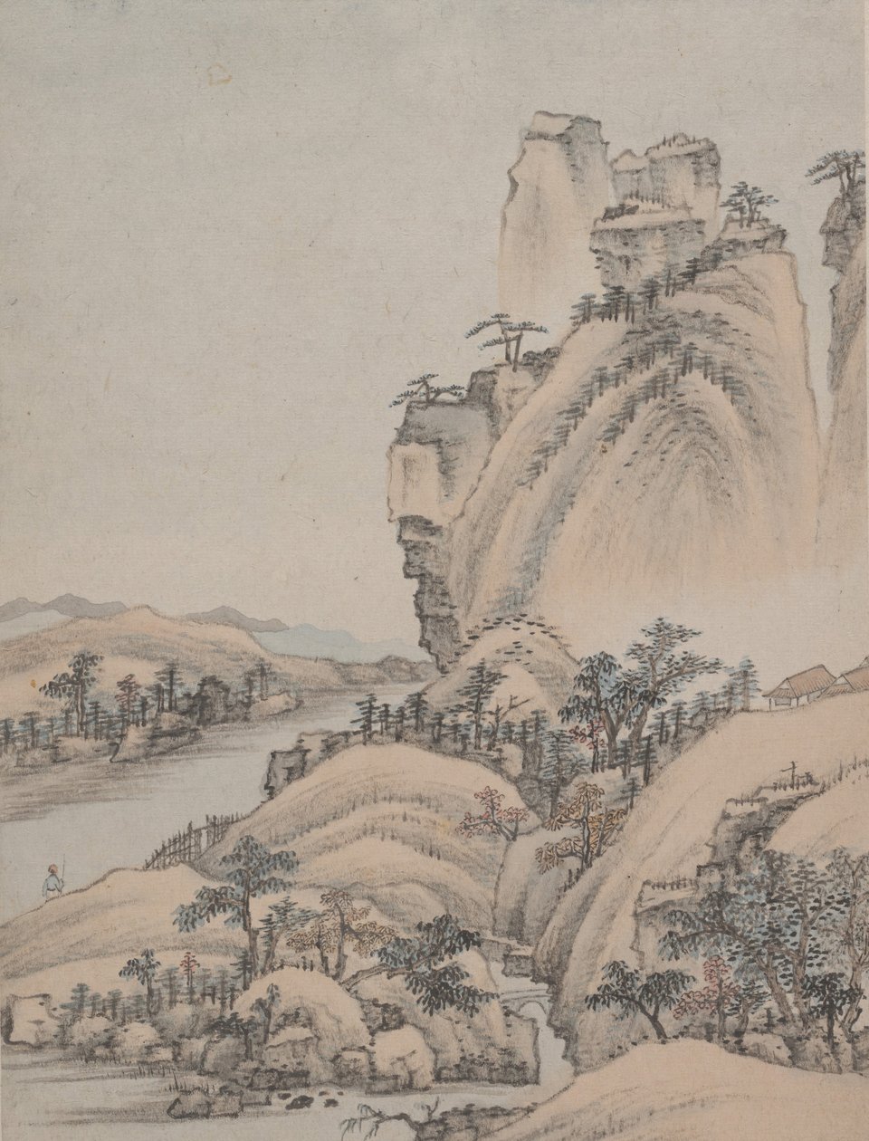 مناظر طبيعية ، بتاريخ 1668. بواسطة شياو يونكونج