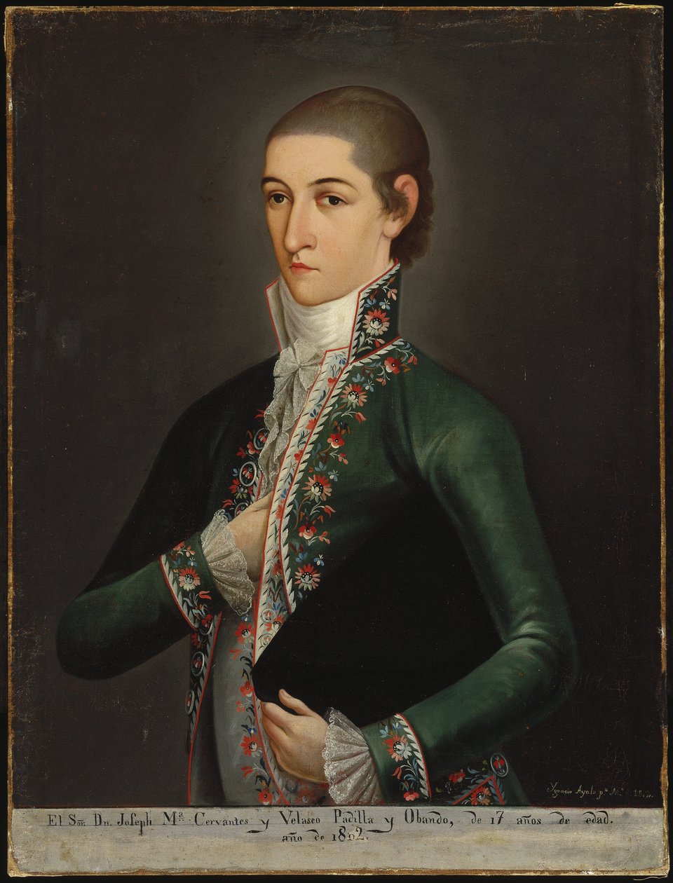 دون خوسيه ماريا سرفانتس وفيلاسكو باديلا إي أوباندو ، 1802 بواسطة Ygnacio Ayala