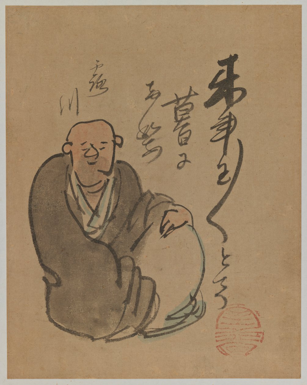 صورة للورود (حبر ولون على الورق) بواسطة Yokoi Kinkoku