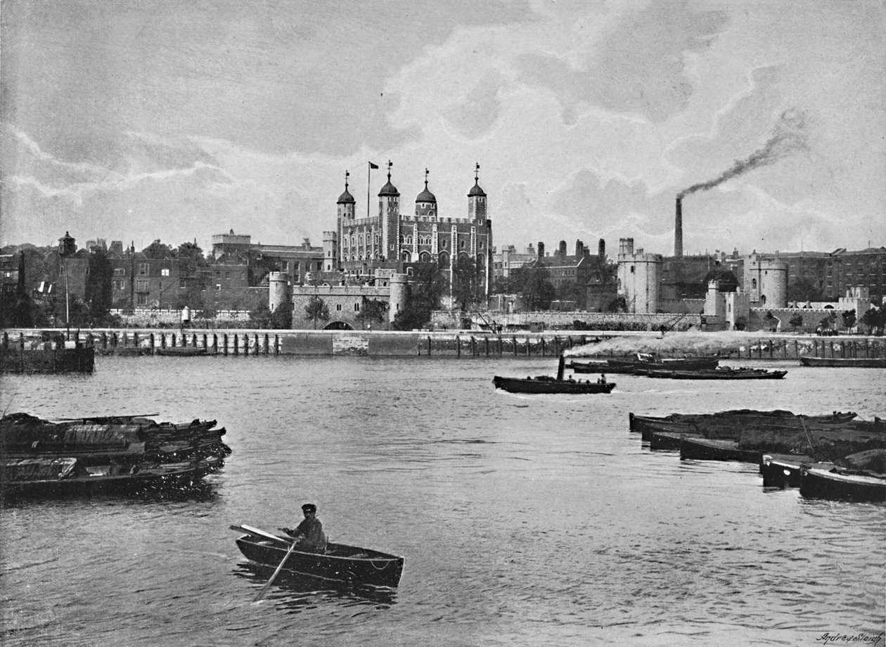 برج لندن ، c1896 بواسطة يورك وابنه