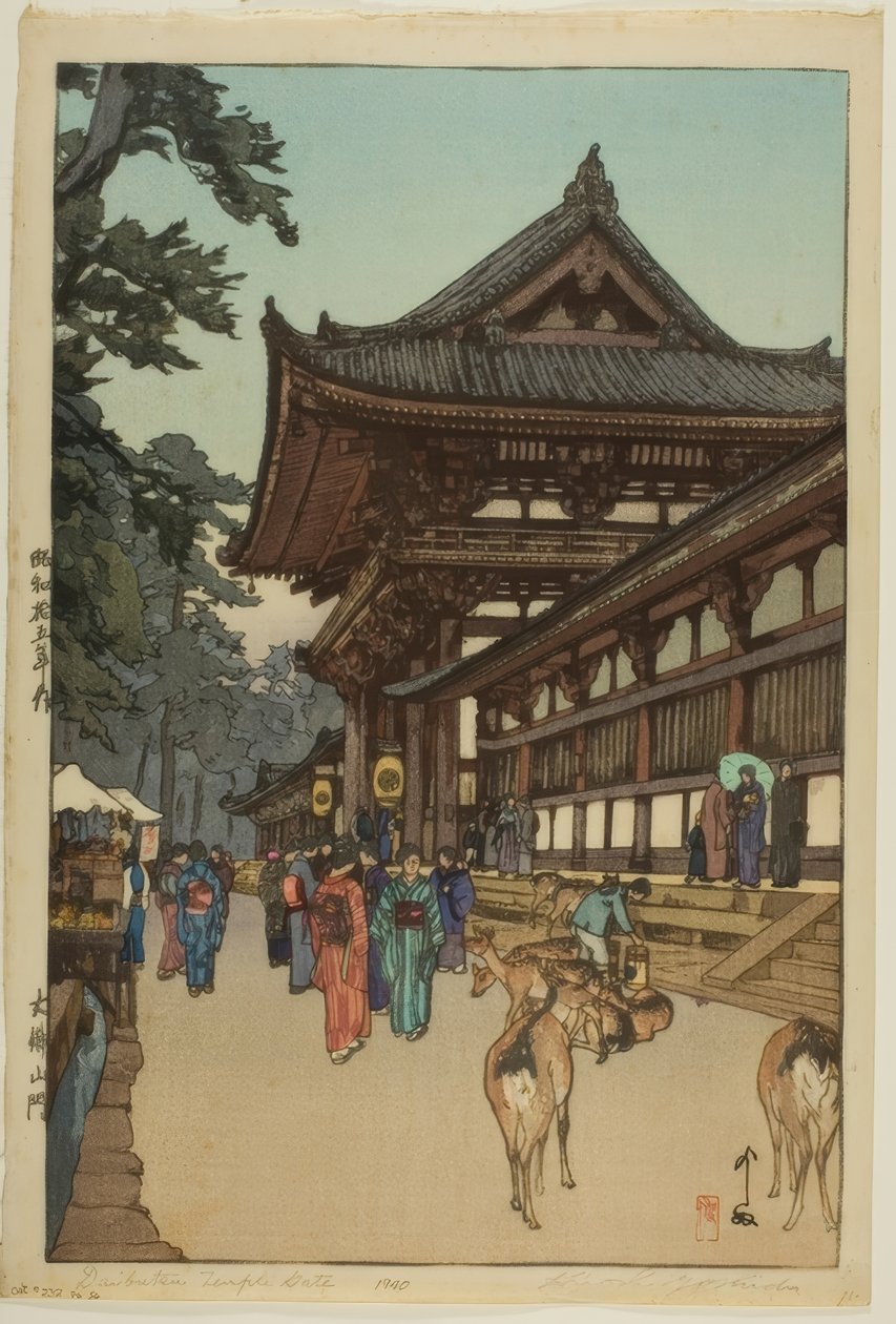Diabutsu Temple Gate بواسطة يوشيدا هيروشي