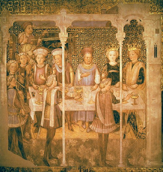 مأدبة للملكة تيودوليندا من فيلم Stories of Queen Teodolinda dei Longobardi (في الهواء الطلق) بواسطة عائلة زافاتاري