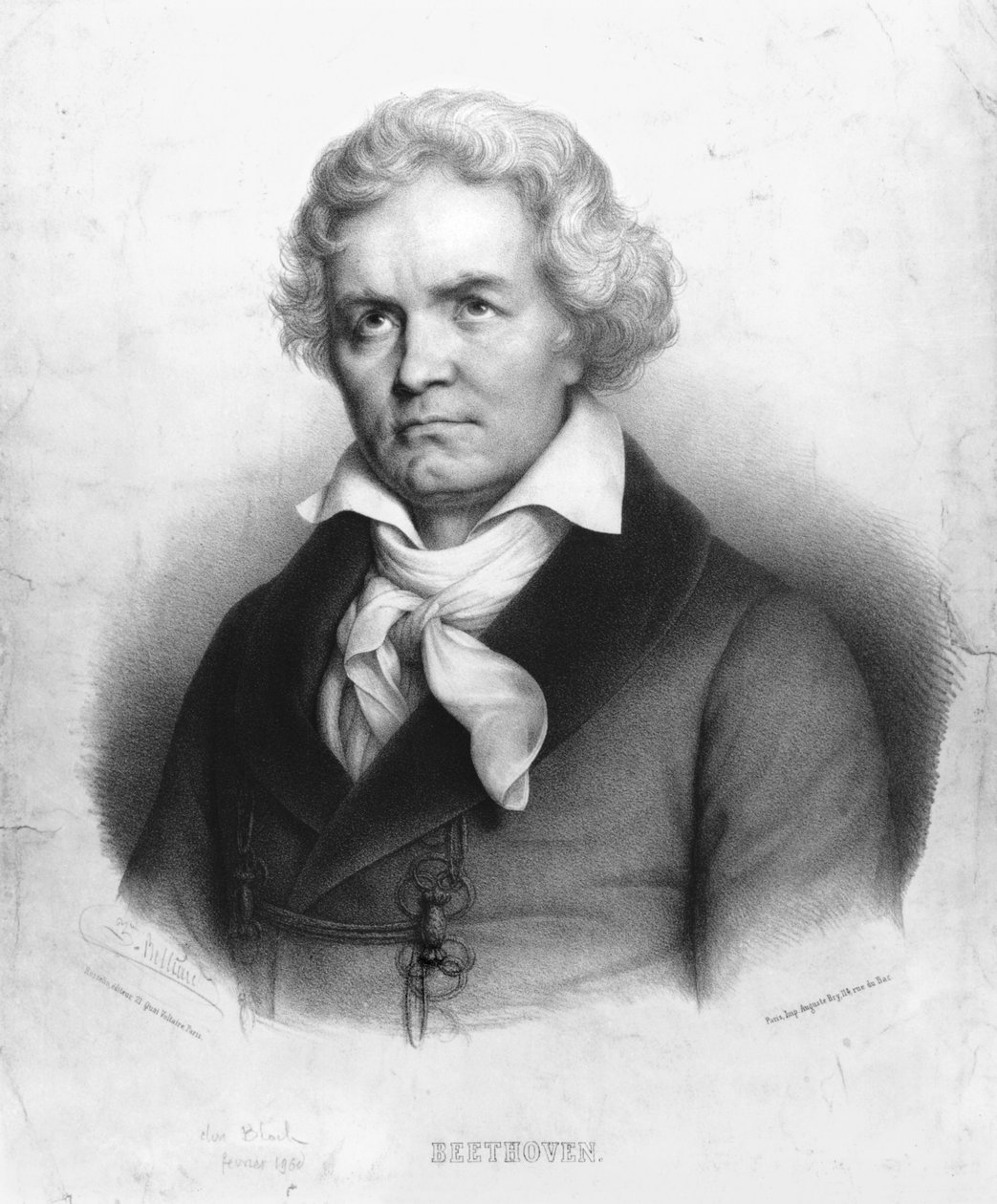 لودفيج فان بيتهوفن (1770-1827) بواسطة Zephirin Felix Jean Marius Belliard