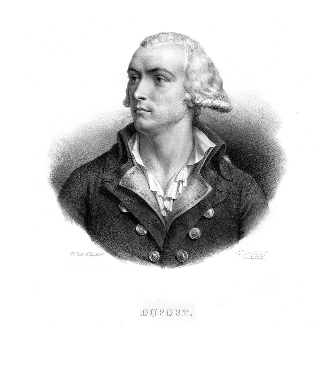 أدريان دوبورت ، c1820s. بواسطة Zephirin Felix Jean Marius Belliard