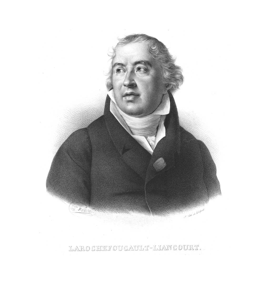 فرانسوا الكسندر فريديريك ، دوق لاروشوكولد-ليانكور ، c1820s. بواسطة Zephirin Felix Jean Marius Belliard