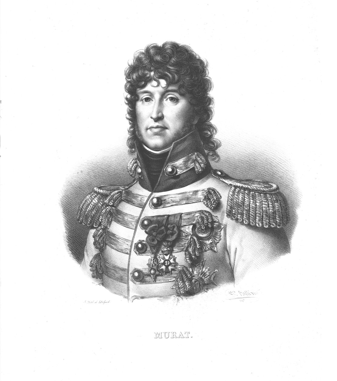 جواكيم مراد ، c1820s. بواسطة Zephirin Felix Jean Marius Belliard