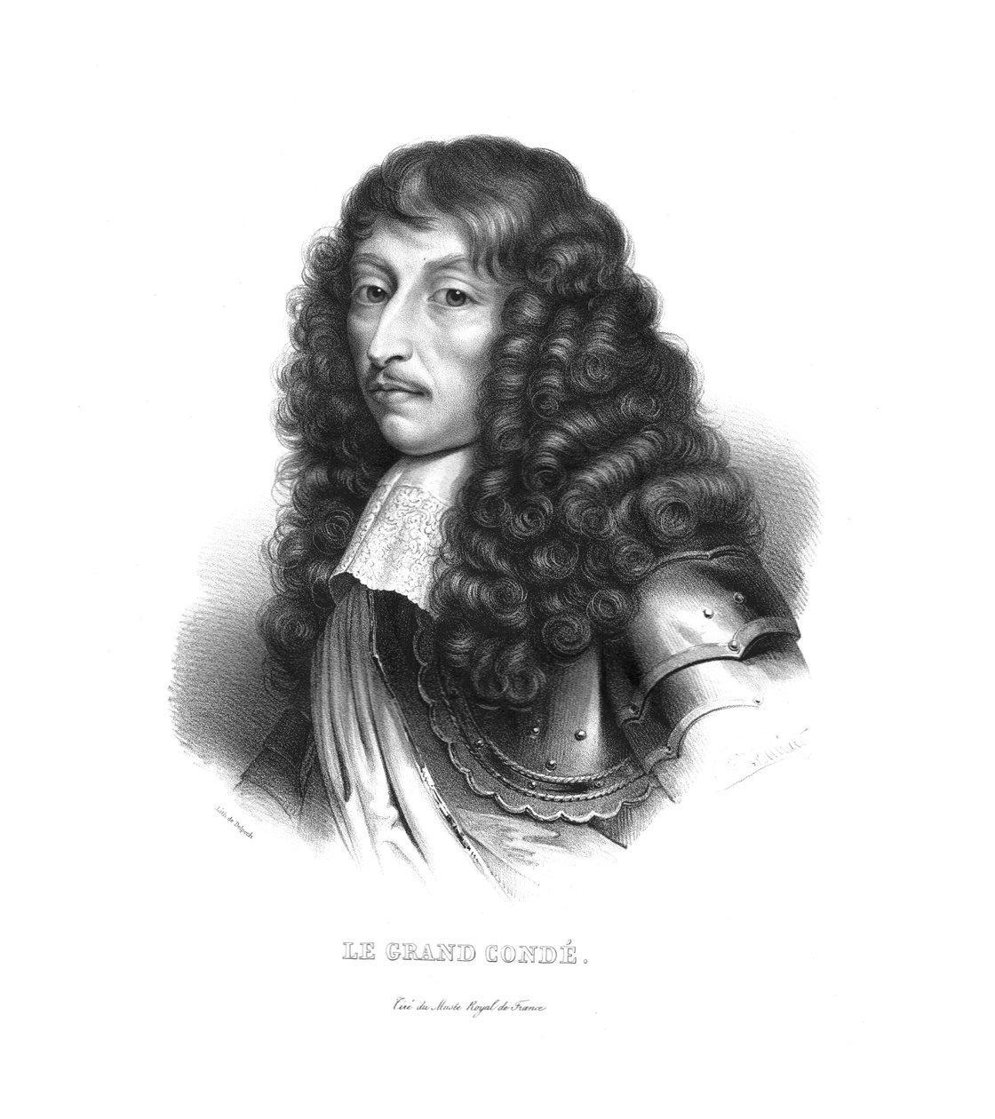 لويس دي بوربون ، أمير كوندي ، c1820s بواسطة Zephirin Felix Jean Marius Belliard