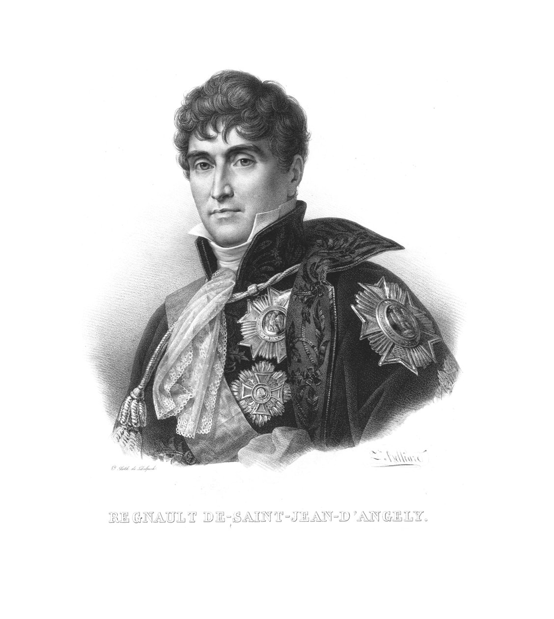 Michel-Louis-Étienne Regnaud de Saint-Jean dAngély، c1820s. بواسطة Zephirin Felix Jean Marius Belliard