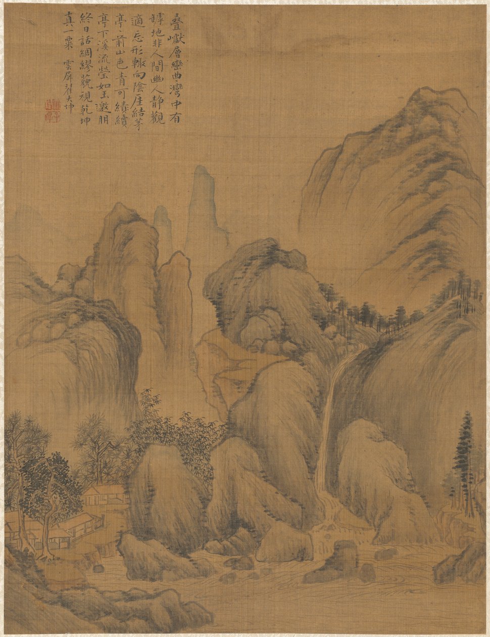 مناظر طبيعية ، 1775. بواسطة Zhai Dakun