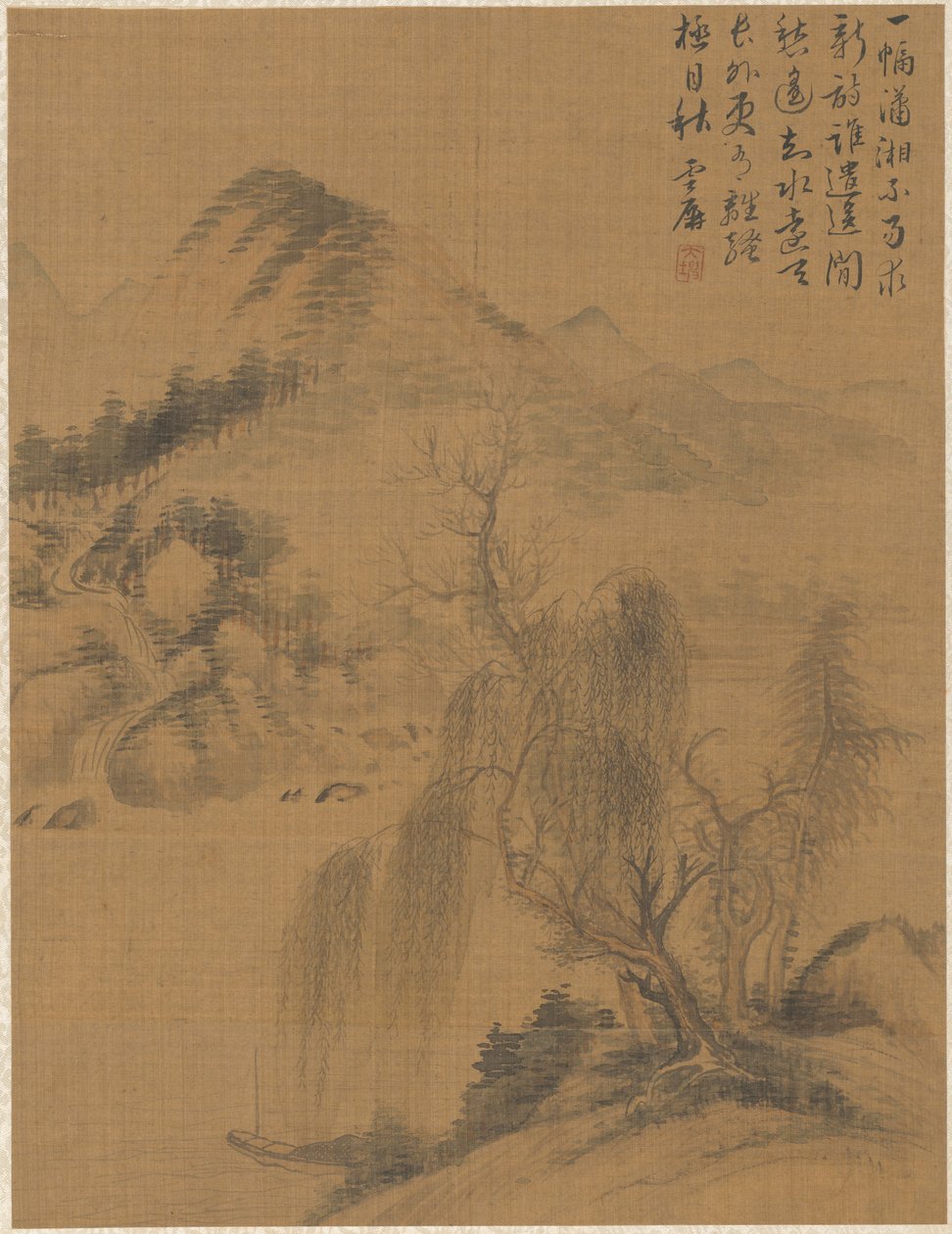 مناظر طبيعية ، 1775. بواسطة Zhai Dakun
