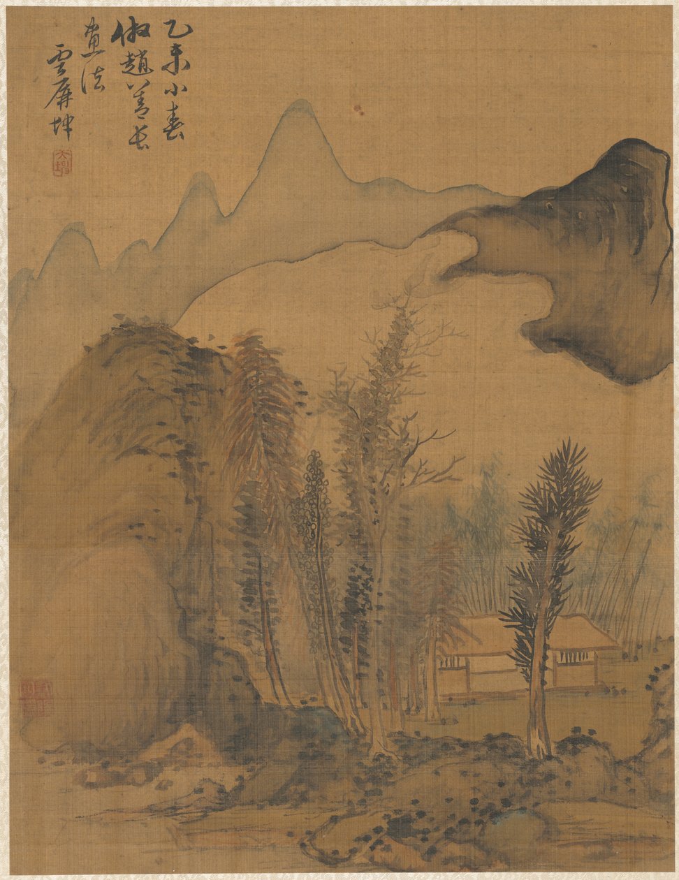 مناظر طبيعية بأسلوب تشاو يوان ، 1775. بواسطة Zhai Dakun