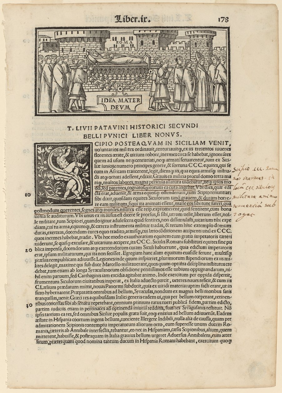 صفحة من Livius Historiabum Libri بواسطة زوان أندريا