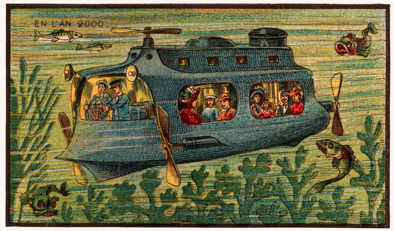 حافلة الغواصة حوالي عام 1910 بواسطة . .