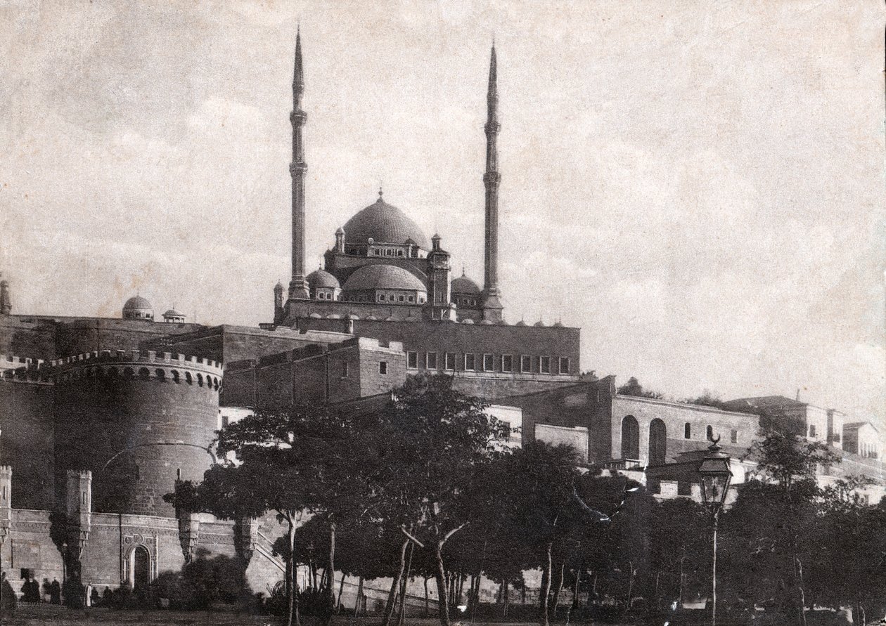 القاهرة قلعة صلاح الدين (مصر). حوالي 1920 (صورة ب / ث) بواسطة . .