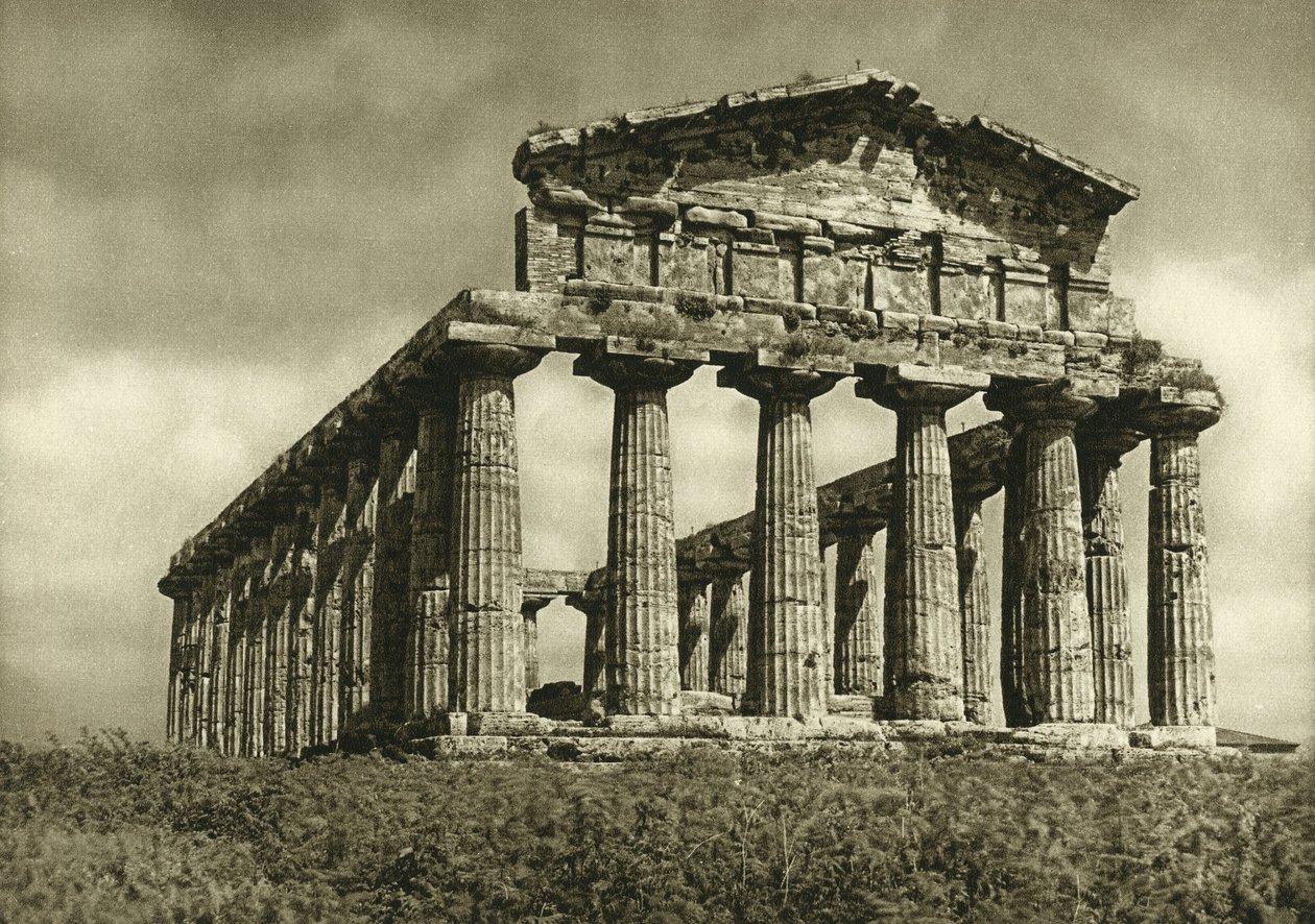 Ceres temple in Paestum, built in 500 BC بواسطة فرديناند جورج والدمولر