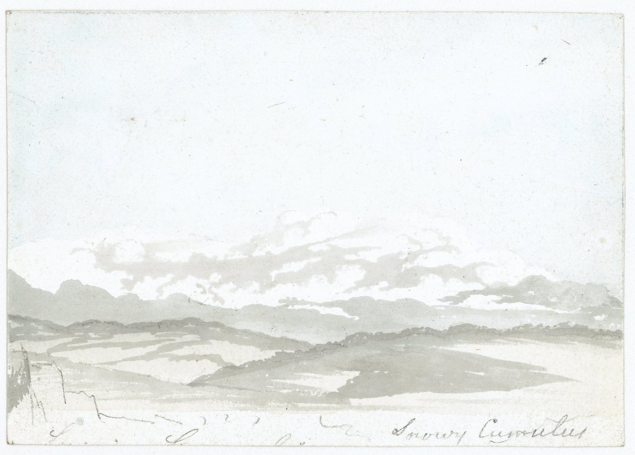 دراسة السحابة بواسطة Luke Howard، c 1808-1811 بواسطة فريدريك (المرتبط ب) بارنارد