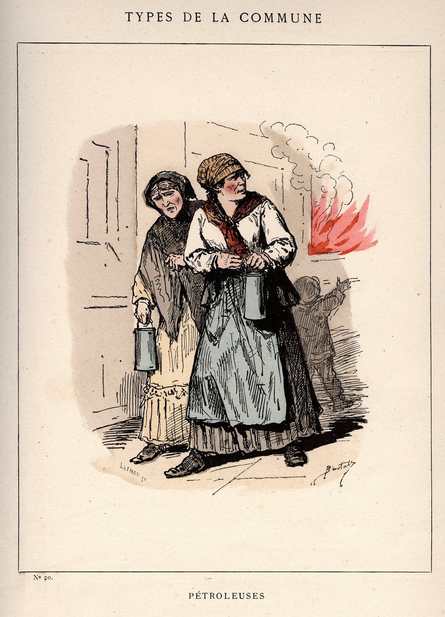 Commune de Paris: costume de PETROLES (20) in “” Les Communeux بواسطة فريدريك (المرتبط ب) بارنارد