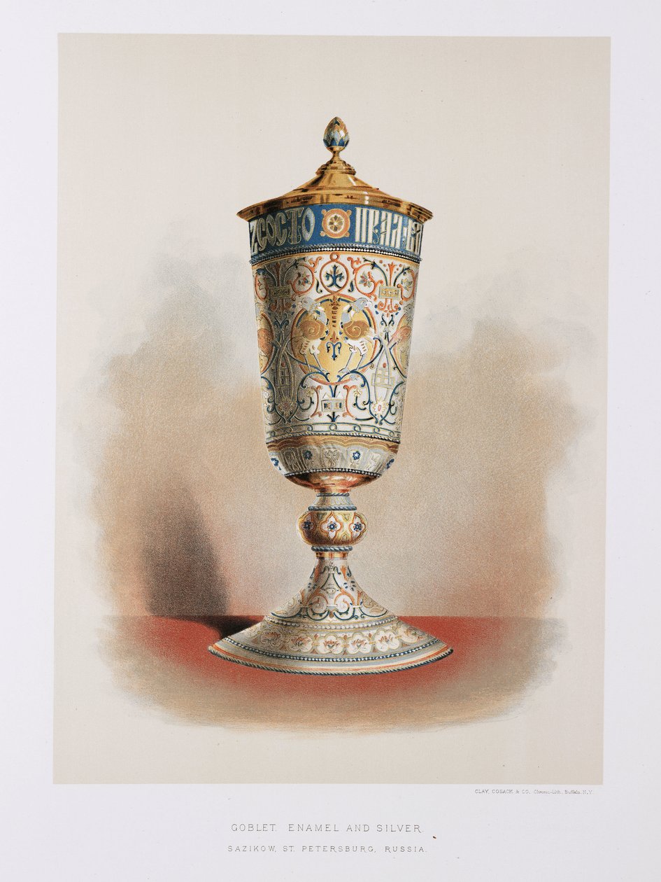 Enamel and silver goblet, Russian بواسطة ريتشارد (بعد) داد