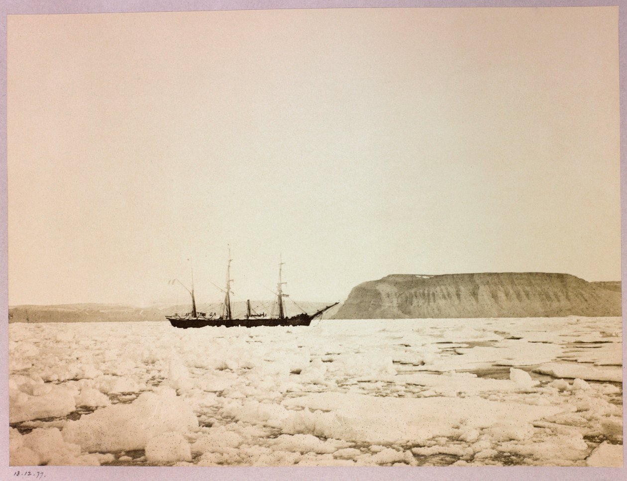 Expedition en Arctique (1875-1876) du capitaine George Nares (1831-1915) : H بواسطة فريدريك (المرتبط ب) بارنارد
