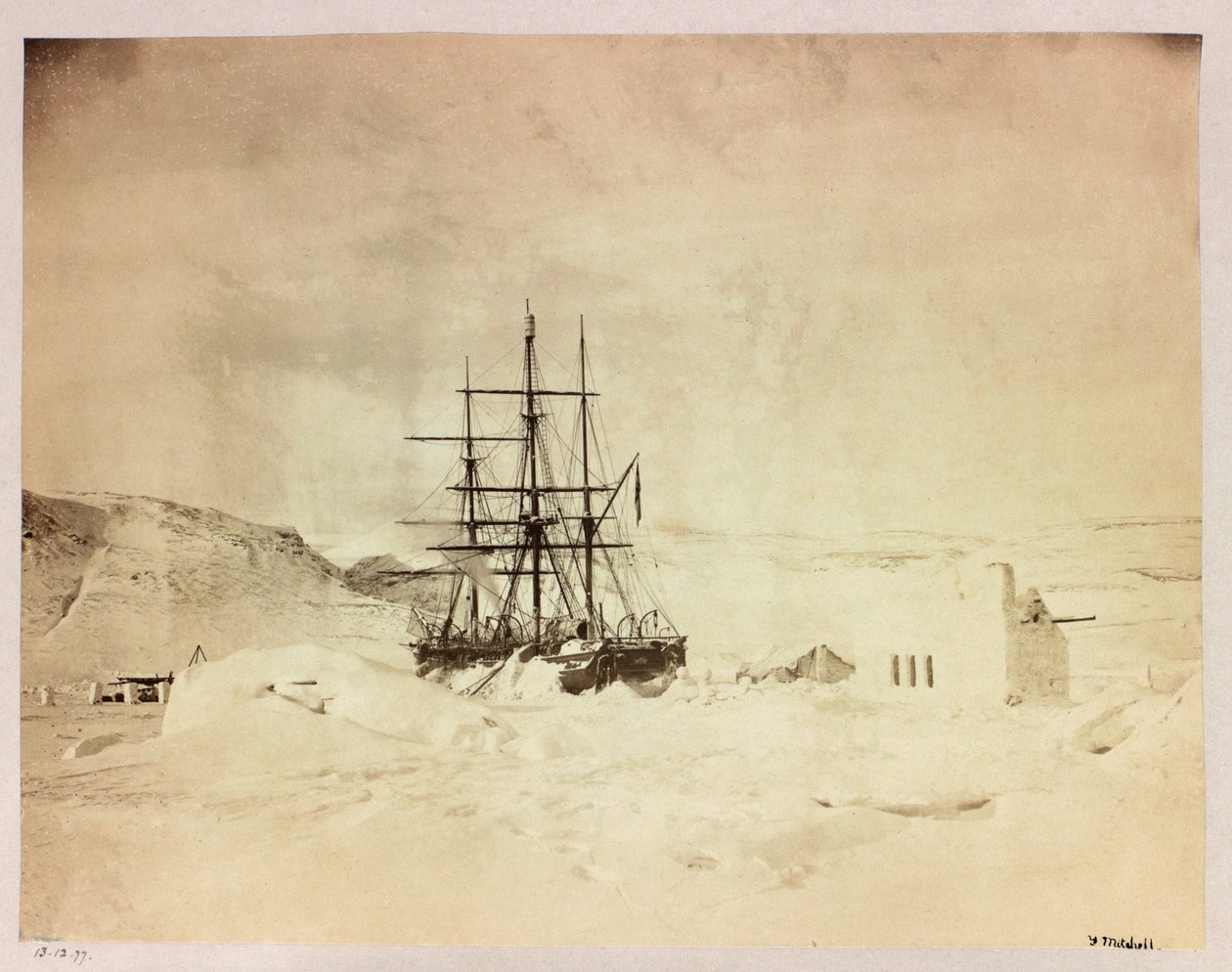 Expedition en Arctique (1875-1876) du capitaine George Nares (1831-1915) : H بواسطة فريدريك (المرتبط ب) بارنارد