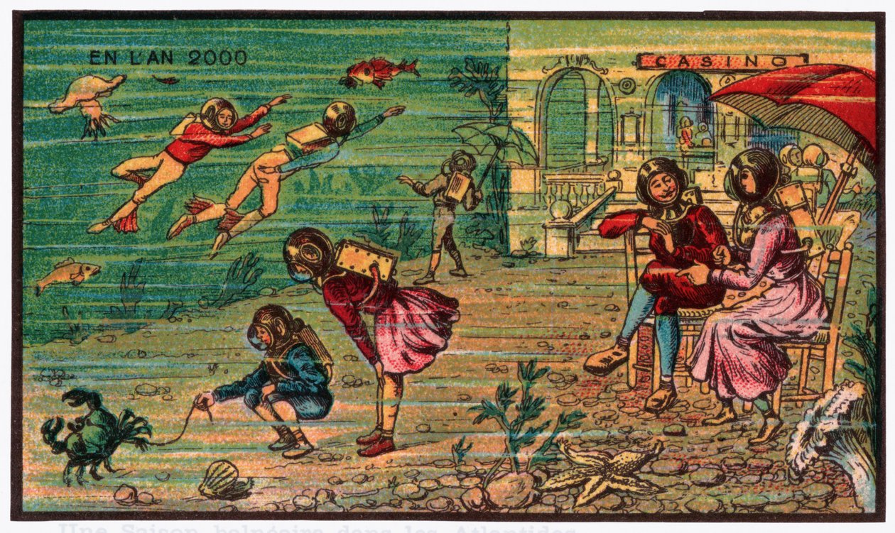 عيد العائلة المقدس تحت المحيط حوالي عام 1910 بواسطة . .