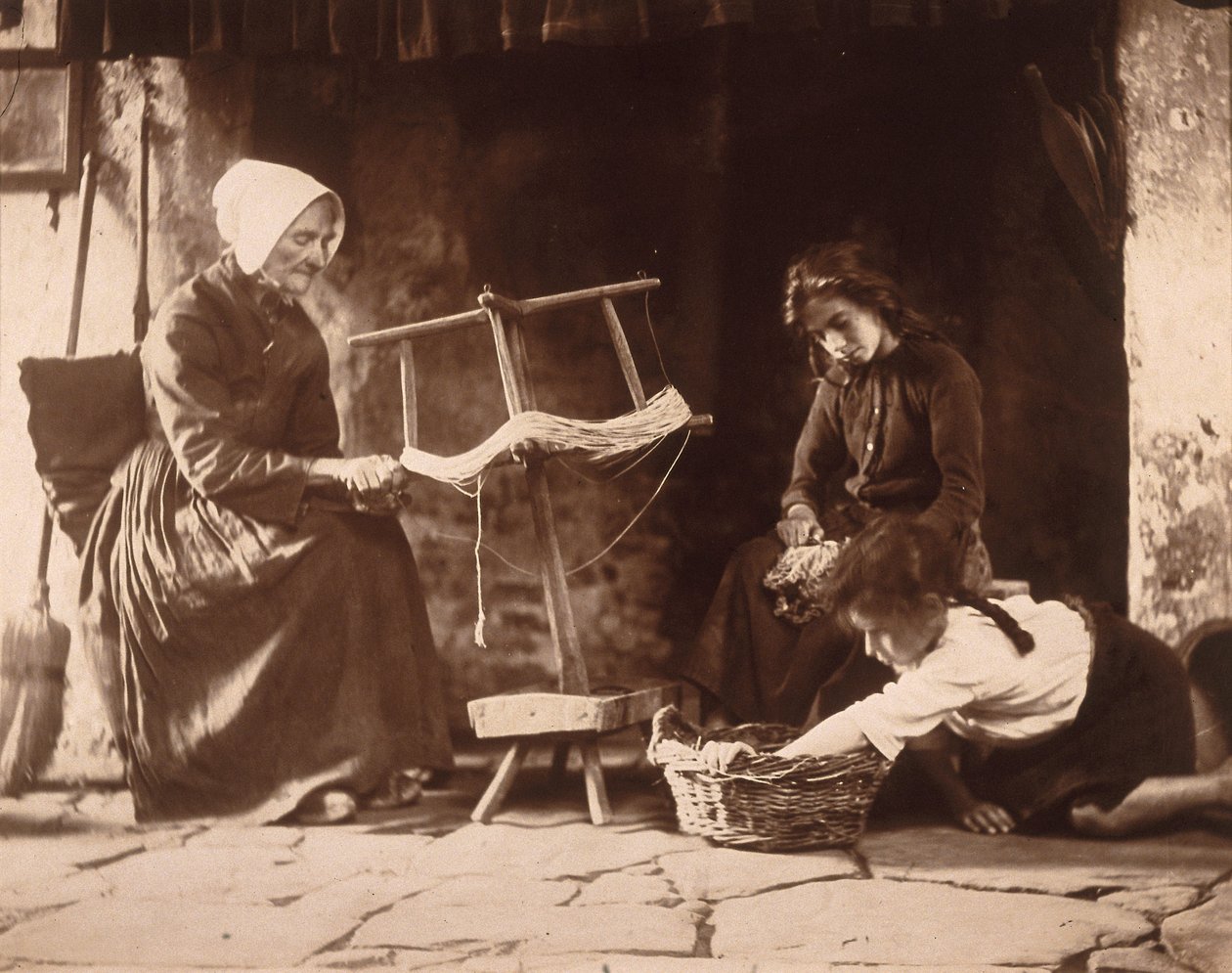 نسج المرأة ، ج 1900 بواسطة فريدريك (المرتبط ب) بارنارد