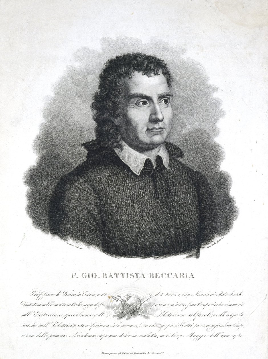 Giambatista Beccaria, Italian clergyman and scientist بواسطة فريدريك (المرتبط ب) بارنارد