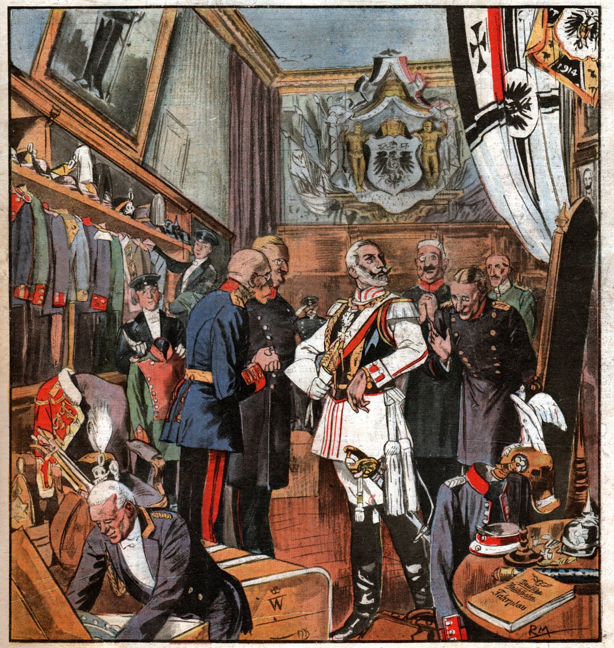 Guillaume II. Wilhelm II. بواسطة فرديناند جورج والدمولر