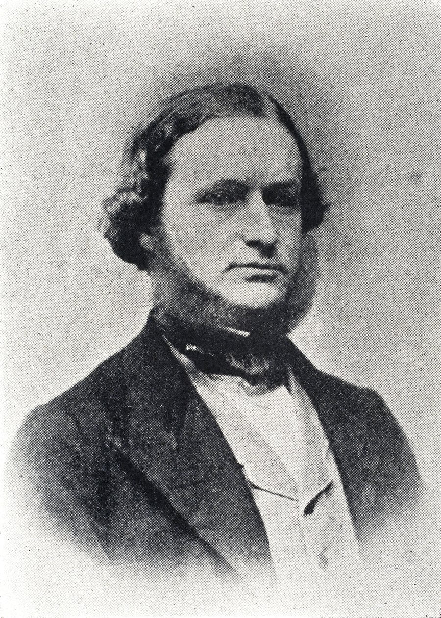 Gustav Kirchhoff, German physicist, c 1860s بواسطة فريدريك (المرتبط ب) بارنارد