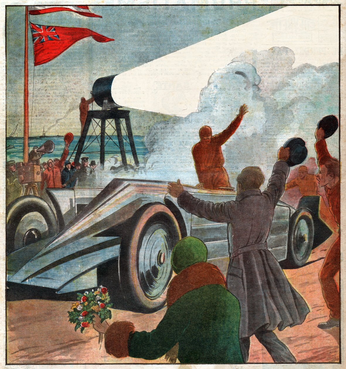 Henry Segrave. بواسطة فرديناند جورج والدمولر