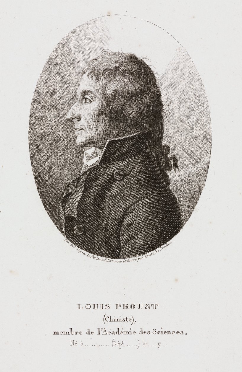 Joseph Louis Proust, French chemist, c 1795 بواسطة فريدريك (المرتبط ب) بارنارد