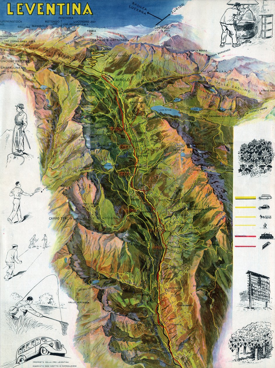 وادي ليفنتين ، حوالي 1930-1940 بواسطة . .