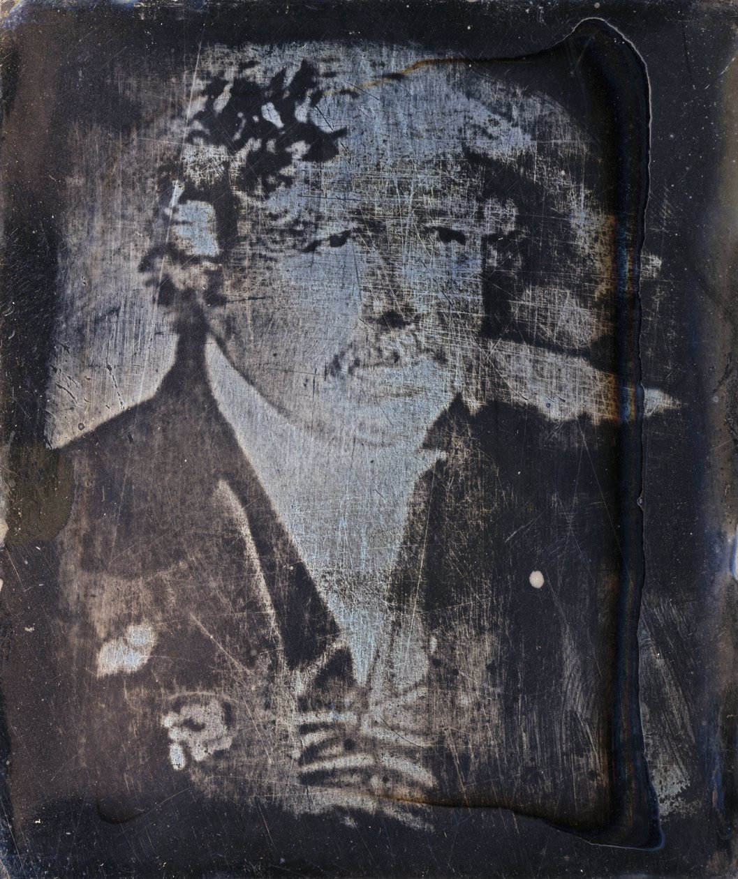 Louis Jacques Mande Daguerre, French photography pioneer, c 1840s بواسطة فريدريك (المرتبط ب) بارنارد