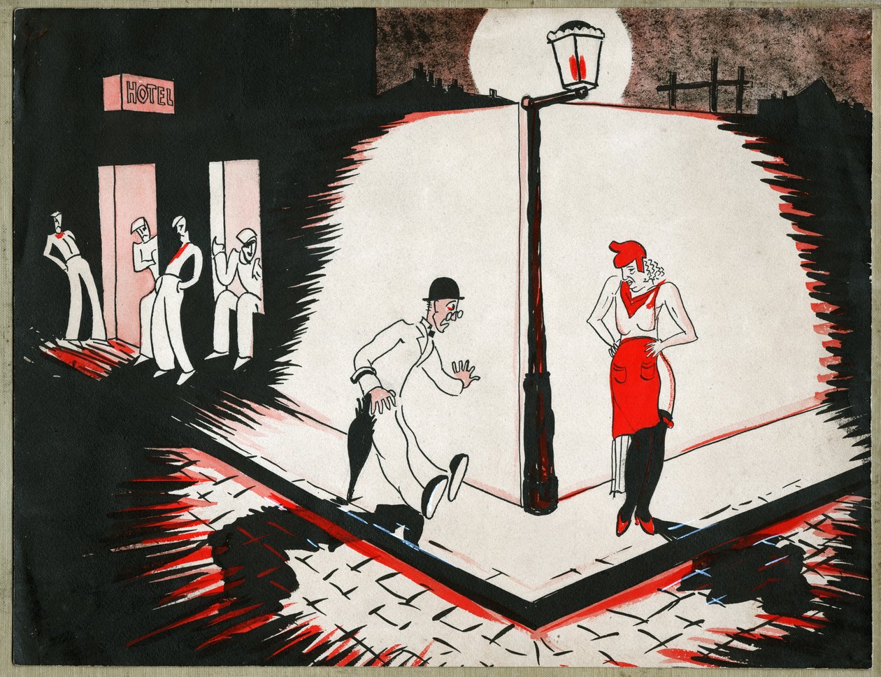 ماريان كعاهرة ، حوالي عام 1930 بواسطة . .