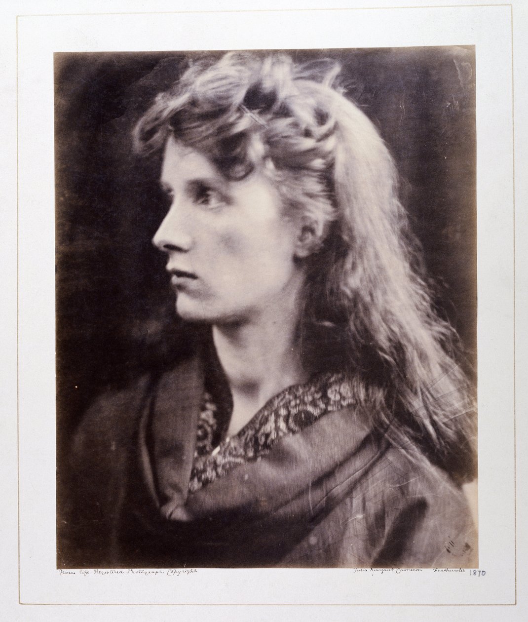 Mrs Keene as Lady Clara Vere de Vere from Alfred Lord Tennyson