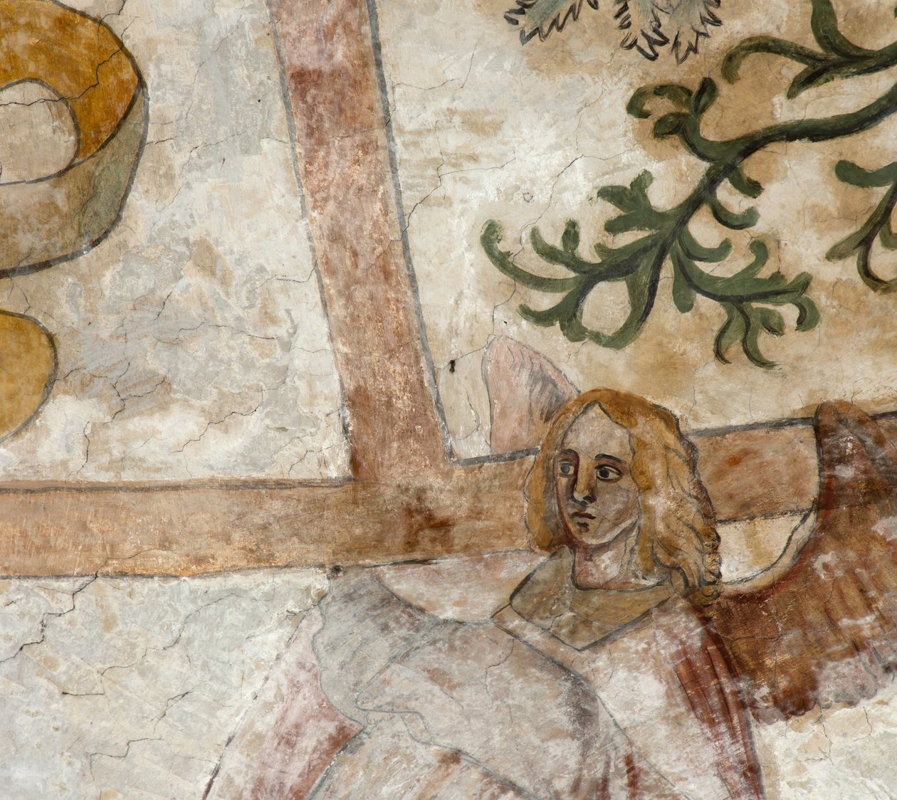 كنيسة الرعية (Parochiekerk Sint-Martinus). الداخلية. معبر الشمال. اللوحات الجدارية على الخزائن. بواسطة . .