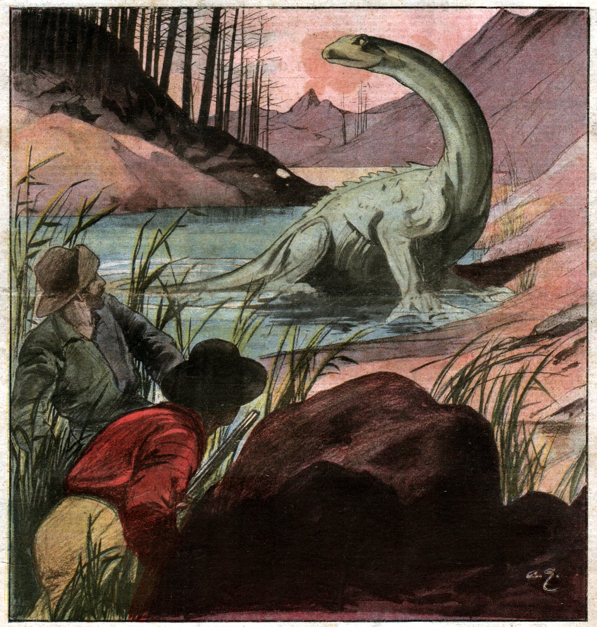 Plesiosaure. Plesiosaur بواسطة ريتشارد (بعد) داد