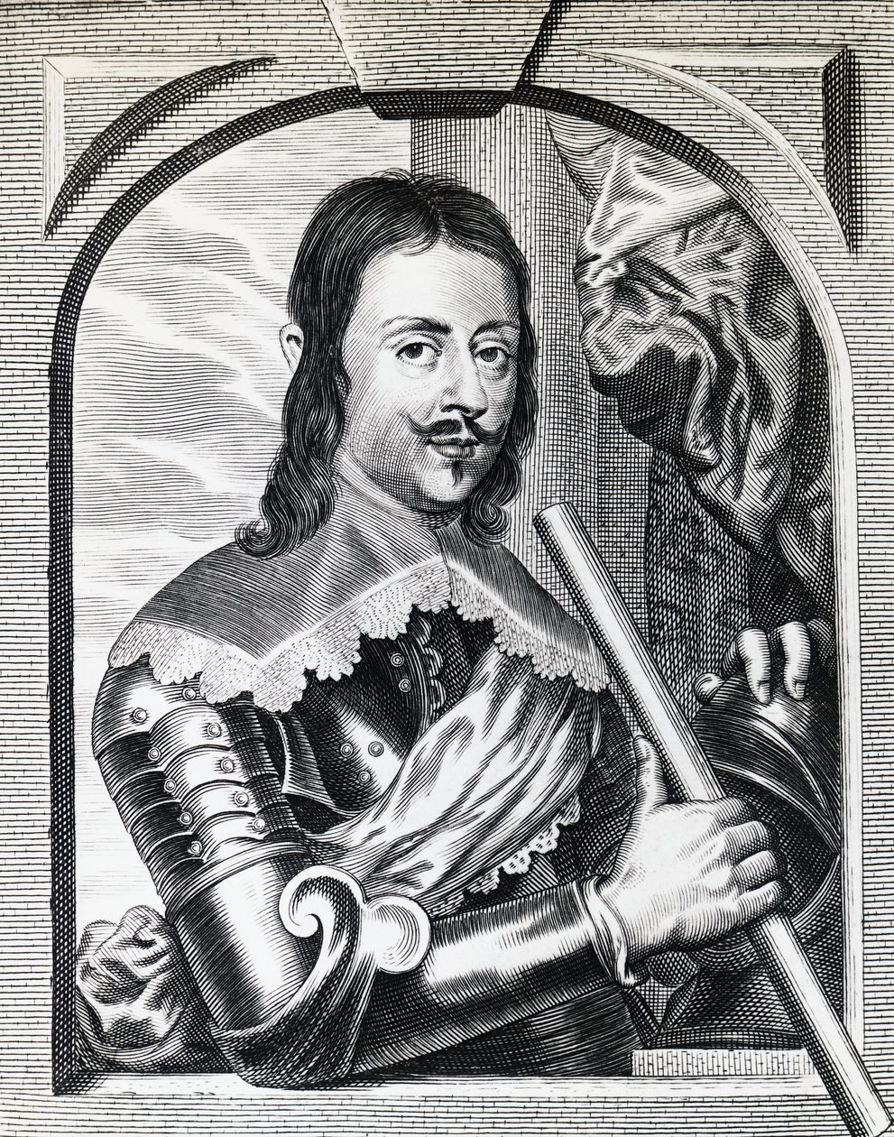 صورة لفرديناند الثاني دي ميديشي (1610-1670) في 1645 ، دوق توسكانا الأكبر ، نقش بواسطة سيفيريني سيفيريني