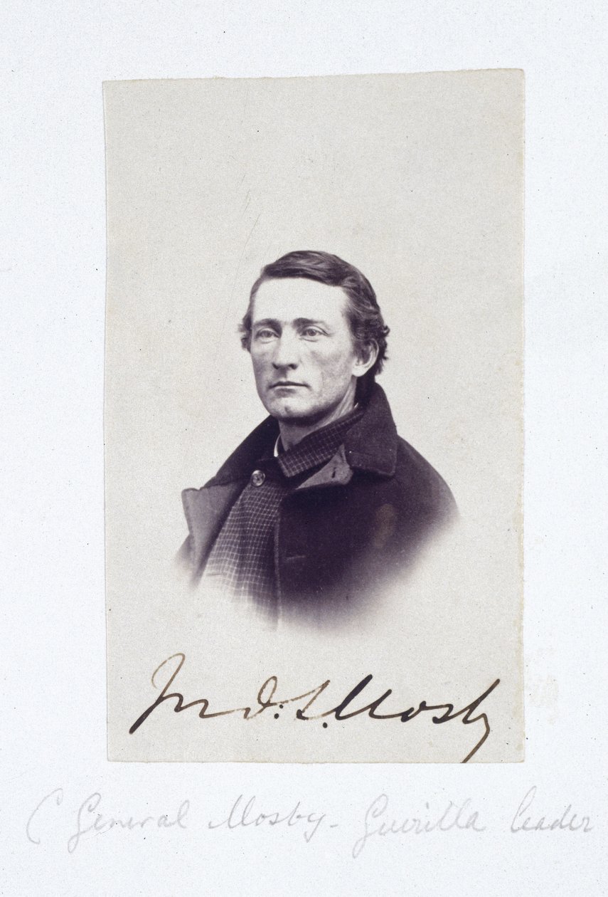 Portrait of General Mosby, Confederate guerrilla leader, c 1863 بواسطة فريدريك (المرتبط ب) بارنارد