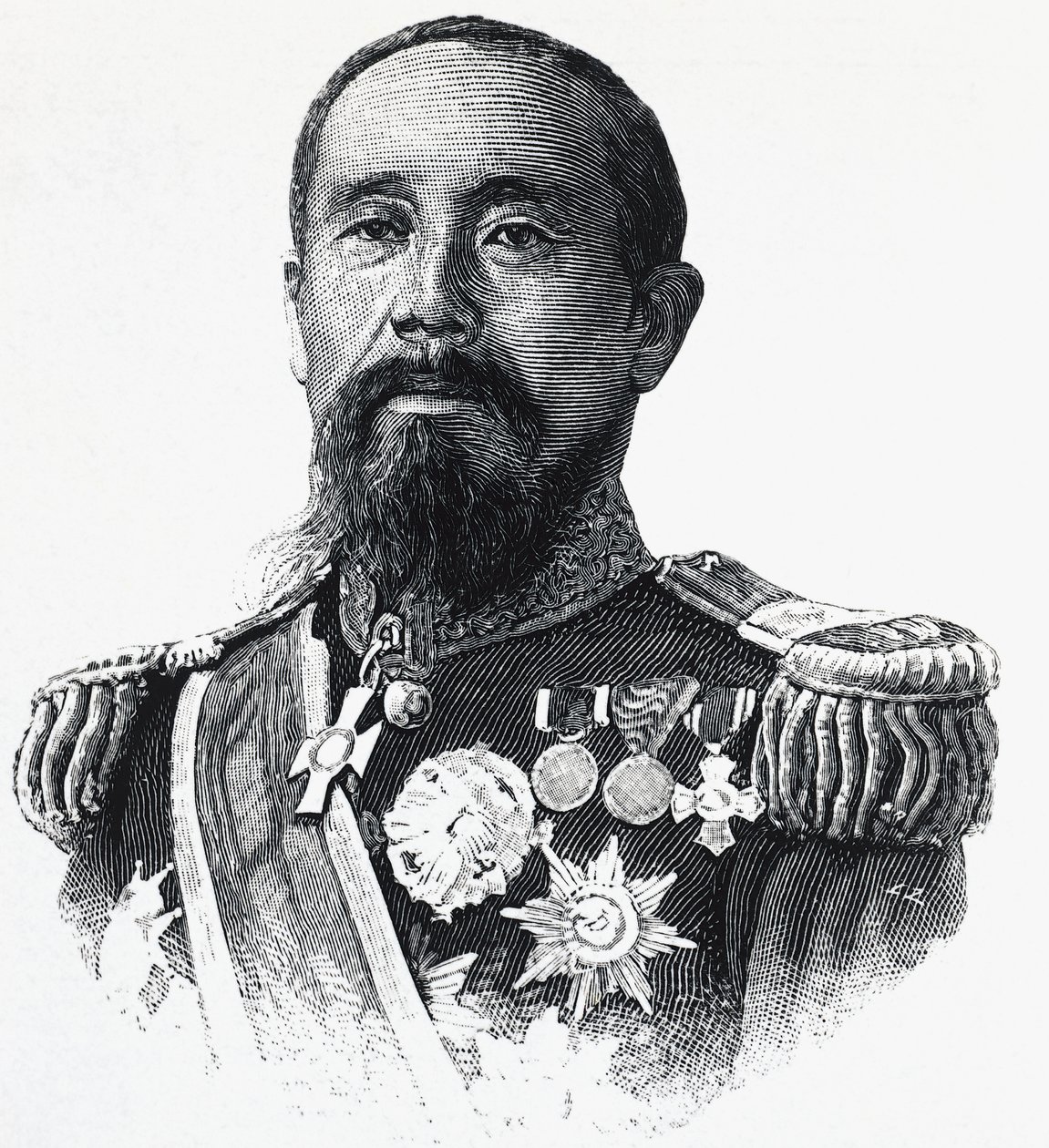 صورة لإيتو هيروبومي (1841-1909) ، سياسي ياباني بواسطة سيفيريني سيفيريني