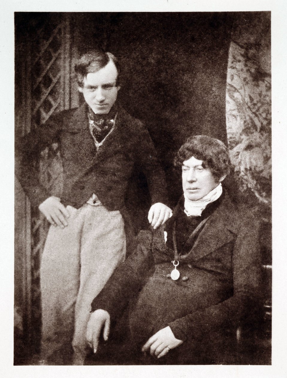 Portraits de Charles Kirkpatrick Sharpe (1781-1851), antiquaire et artiste ecossais, avec un collegue inconnu بواسطة ريتشارد (بعد) داد