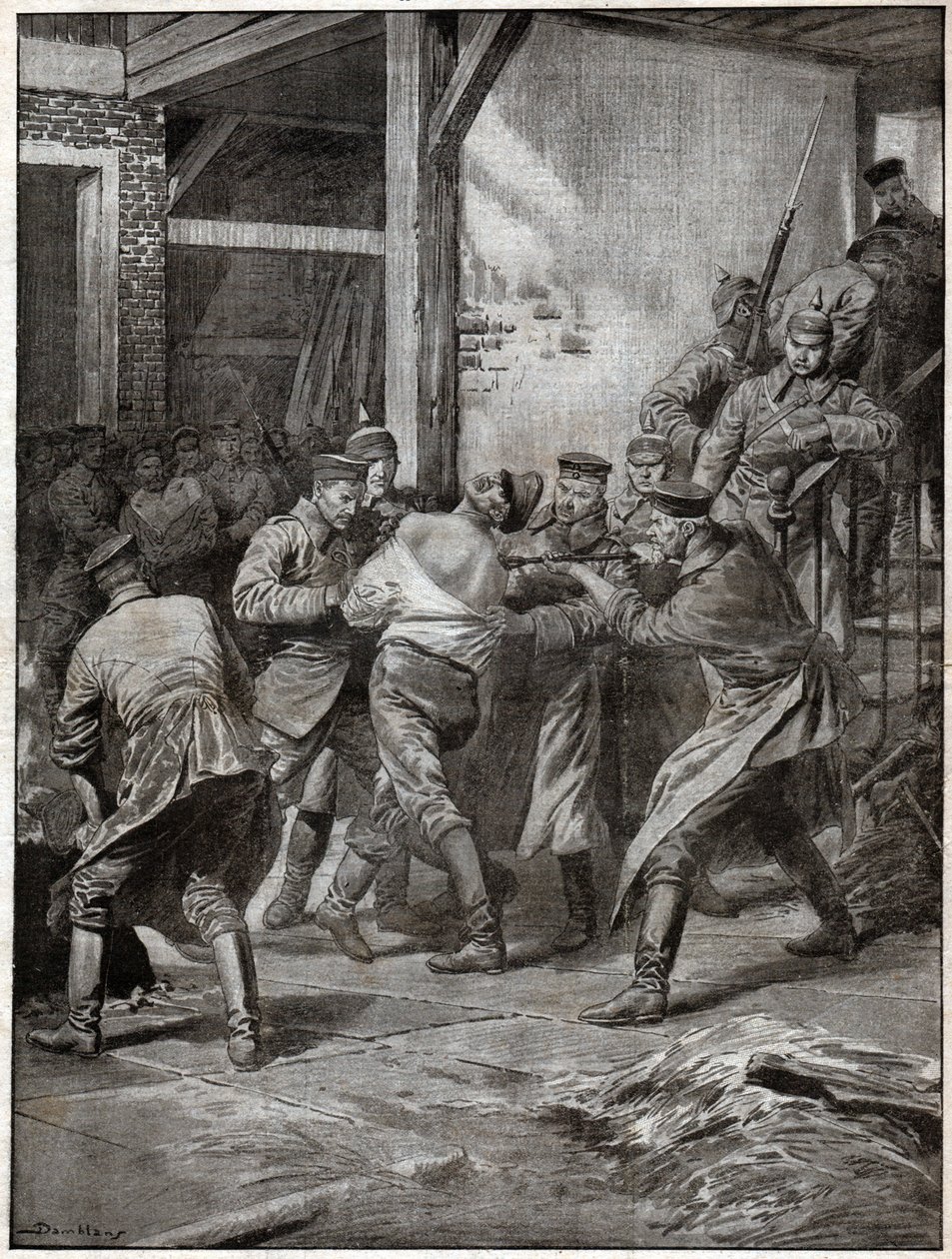 Prisonniers russes pendant la Iere Guerre Mondiale. Russian prisoners during World War I. بواسطة فرديناند جورج والدمولر