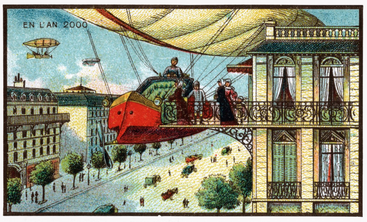 منطاد خاص ، حوالي عام 1910 بواسطة . .
