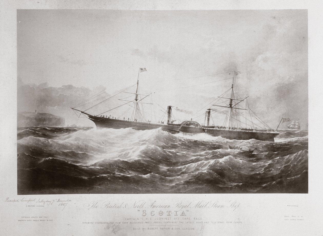 The British and North American Royal Mail Steam Ship 